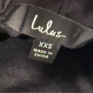 Lulu's Black Backless Dress